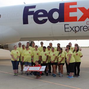 Orchard team at Special Olympics Plane pull event