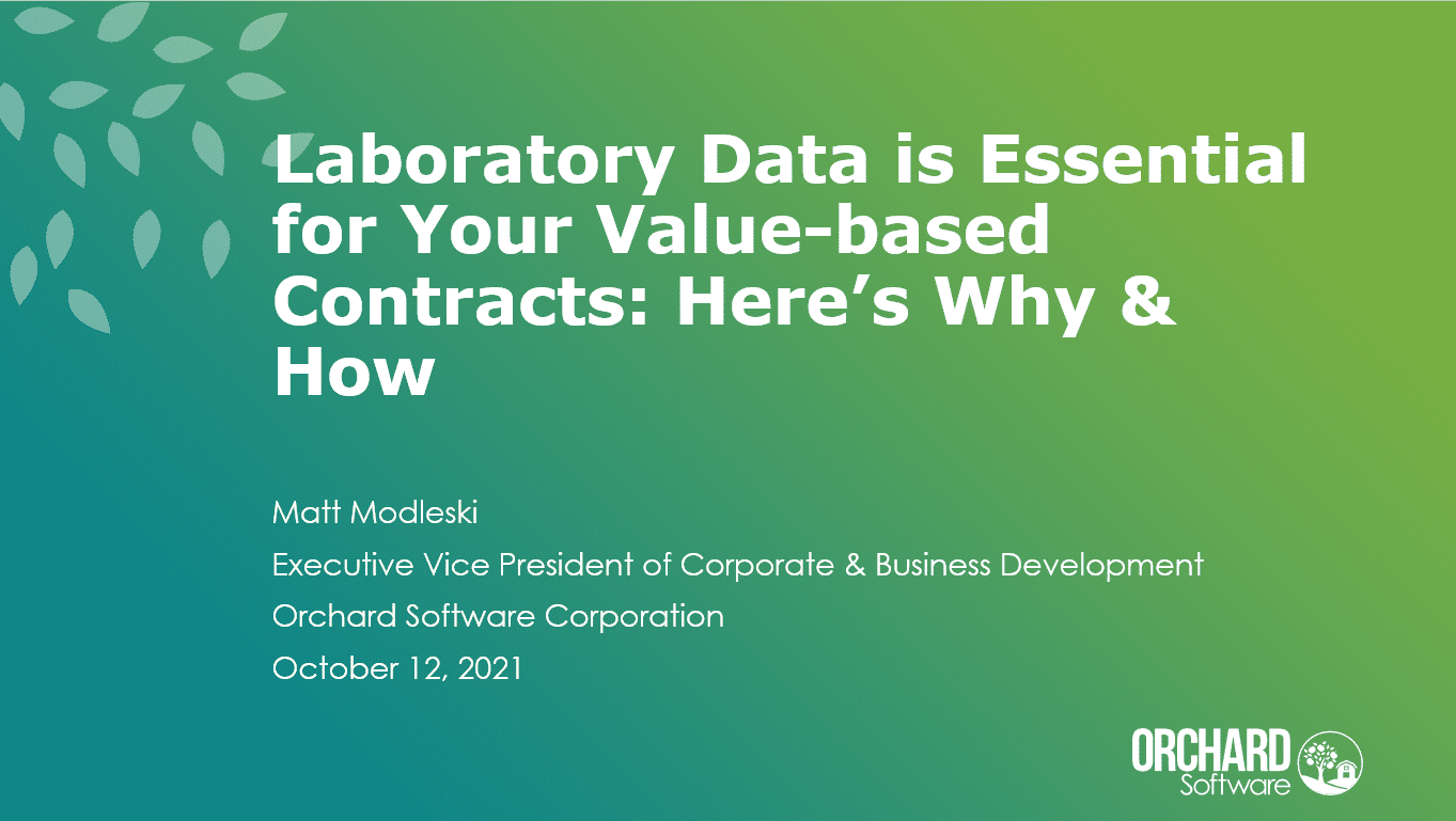 Watch our Webinar to Learn Why Laboratory Data Is Essential for Your Value-based Contracts