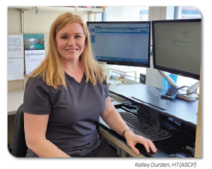 Photo of Kelley Durden, Pathology Supervisor of Flagler Hospital