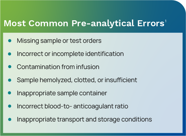 Using Your LIS to Reduce Laboratory Errors
